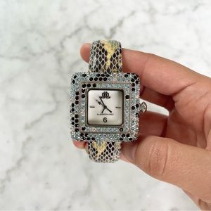 Jennifer Lopez Rhinestone Y2K Watch